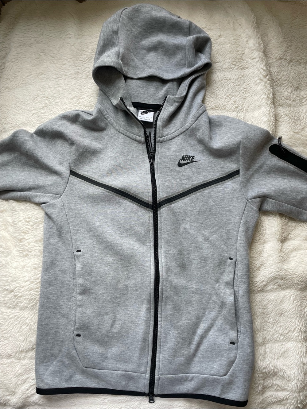 Nike Tech Grey Zip Up Hoodie
